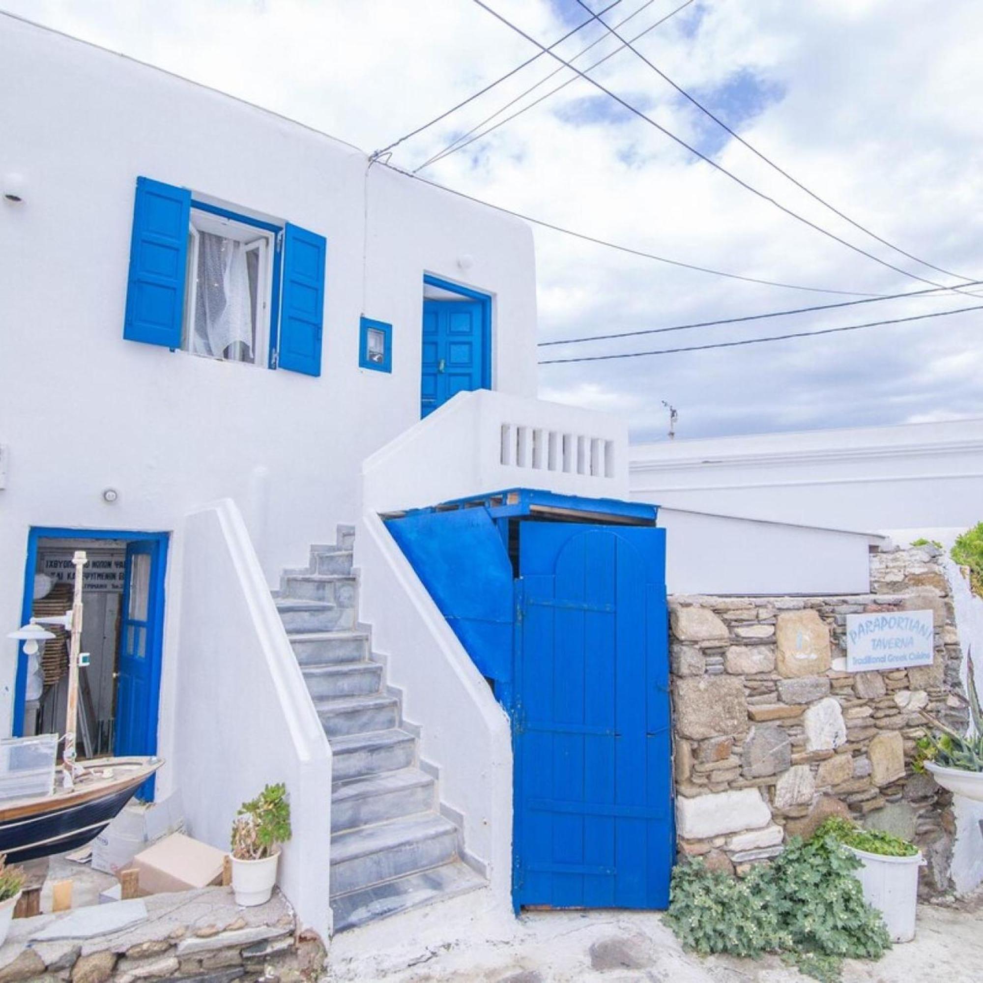 Like A White Seagull In Mykonos! Lägenhet Mykonos Town Exteriör bild